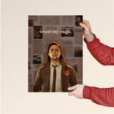 Loki – Trust My Rage Poster